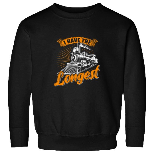 Funny Train Model Railroad Steam Locomotive Railway Sweatshirts