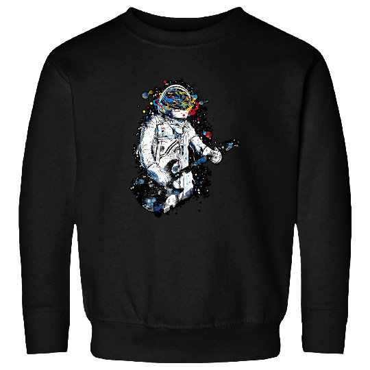 Astronaut Job Space Astronaut Playing Guitar Astronomy Electric Guitarist Sweatshirts