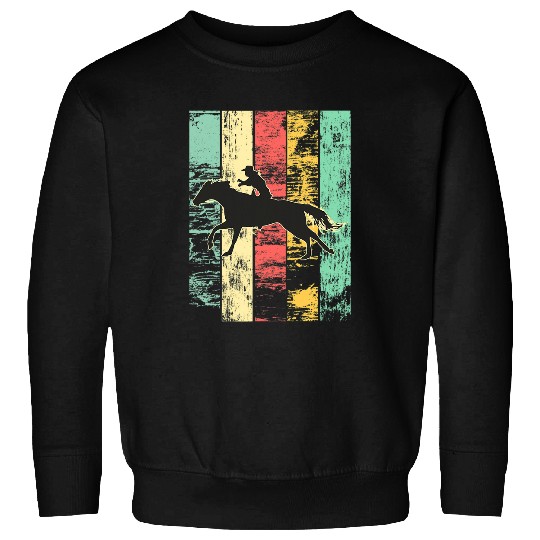 Horse Pet vintages Cowgirl Texas Ranch vintages Horse Riding Girl Sweatshirts