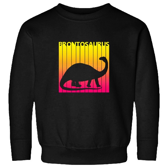 Dinosaur Pet Brontosaurus Dinosaur Retro Costume Sweatshirts