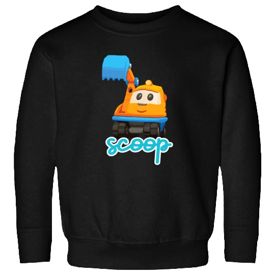 Excavator Fun the inquisitive dump truck LEO Excavator Scoop Sweatshirts