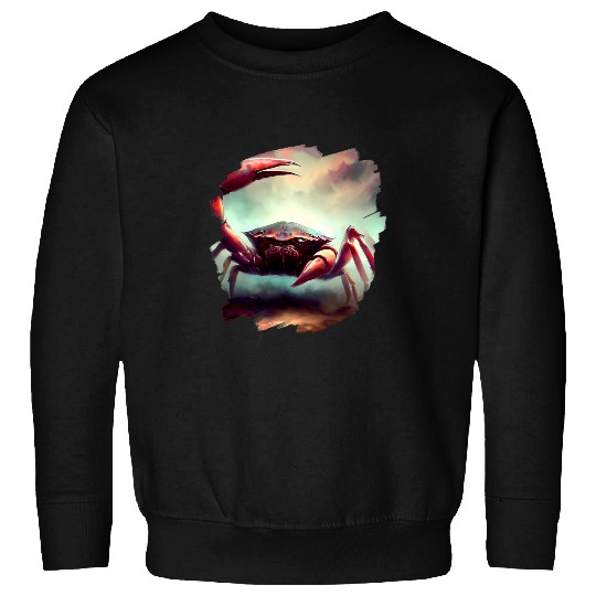 Fishing Fun Crabs Giant Crab Art Crabs Seafood Crabmeat Ocean Fishing 21 Sweatshirts