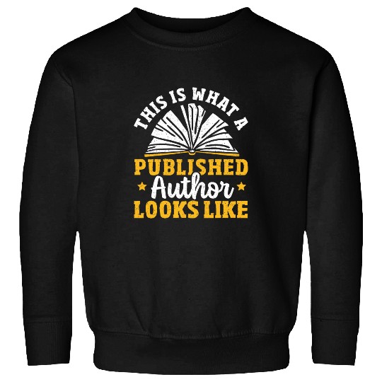 Book Fun Literature Novelist Book Worm Writer Sweatshirts