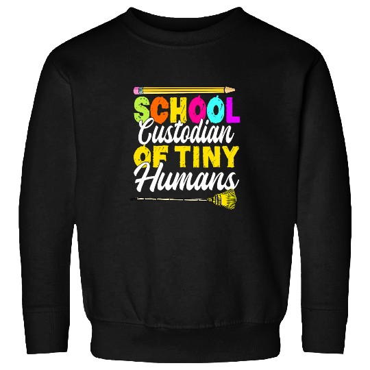 School Custodian Gifts Funny Janitor Cleaning Custodial 21 Sweatshirts