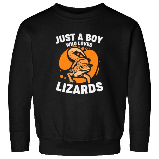 Komodo Pet Boy Who Loves Lizard Sweatshirts
