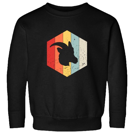 Goats Pet Vintage Goats Retro Goats Silhouette Animal Lover 80s 90s 103 Sweatshirts