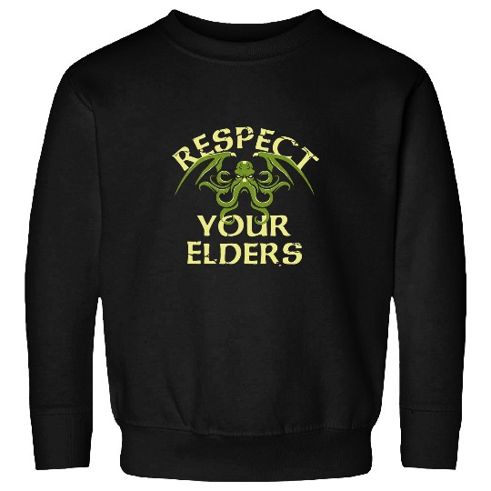 Octopus Pet Respect Your Elders FUnny Sweatshirts