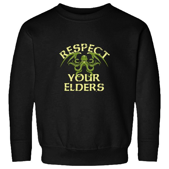 Octopus Pet Respect Your Elders FUnny Sweatshirts