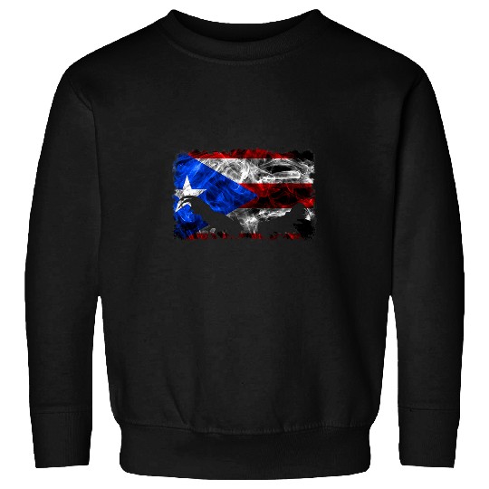 Chicken Pet Puerto Rico Flag Game Fowl Soy Gallero Cock Rooster Gallegos Sweatshirts