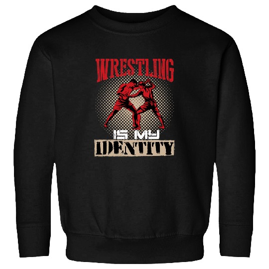 Sport Wrestling is my Identity Ring for Ringer Sweatshirts