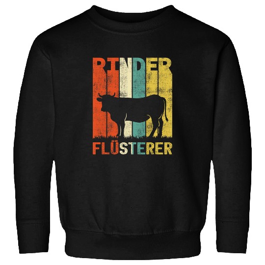 Cow Pet vintages cattle whisper retro farmer cow Sweatshirts