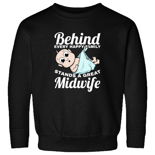 Midwife Birth Worker Funny Midwives Gynecologist Obgyn Doula Sweatshirts