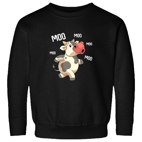 Cow Pet Funny Farmer Farm Animal Lover Moo Cute Cow Sweatshirts