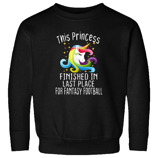 Unicorn Pet Fantasy Football Champion I Suck at Fantasy Football Unicorn 5 Sweatshirts
