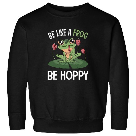 Frog Pet Catching Toad Hunting Design for a Bullfrog Hunter Sweatshirts