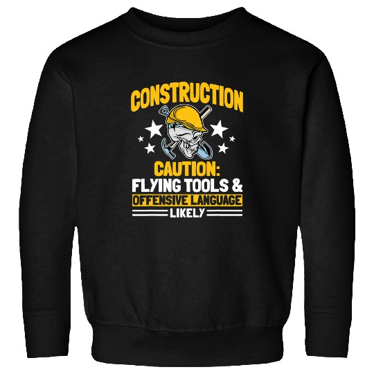 Woodworker Job Construction Worker Hard Hats Contractor Carpenter Labourer Sweatshirts
