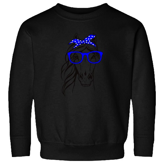 Horse Pet Cute Horse Lover Western Cowgirl Equestrian Horseback Riding Sweatshirts
