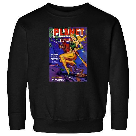 Book Fun Sci Fi Pin Up Girl Science Fiction vintages Horror Comic Book 1 Sweatshirts