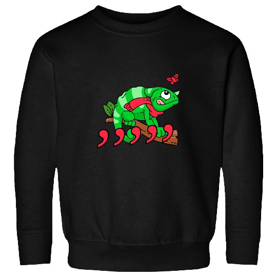 Chameleon Pet Komma Comma Song Chameleon Fans 2 Sweatshirts