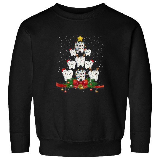 dentists Job Hygienist Christmas Dental Squad Kids Sweatshirts