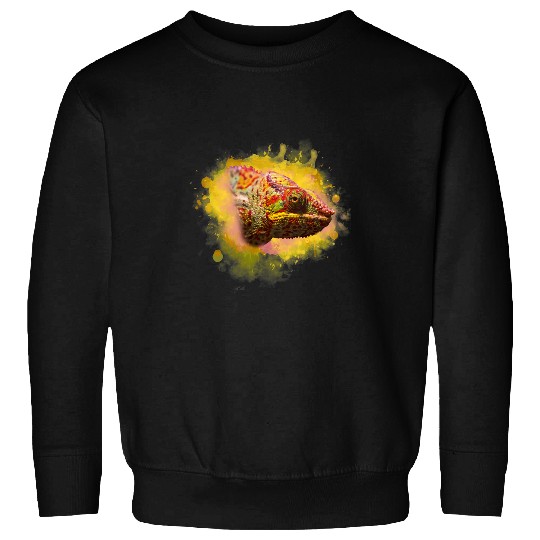 Chameleon Pet illustration Sweatshirts