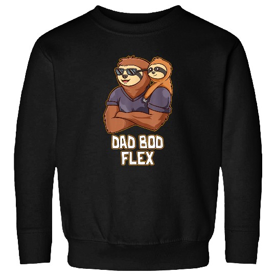 Dad Bod Flex Fitness Lifestyle Health Habits Daddy Nutrition Sweatshirts