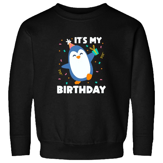 Penguin Pet Its My Birthday Penguin Birthday Theme Party Sweatshirts