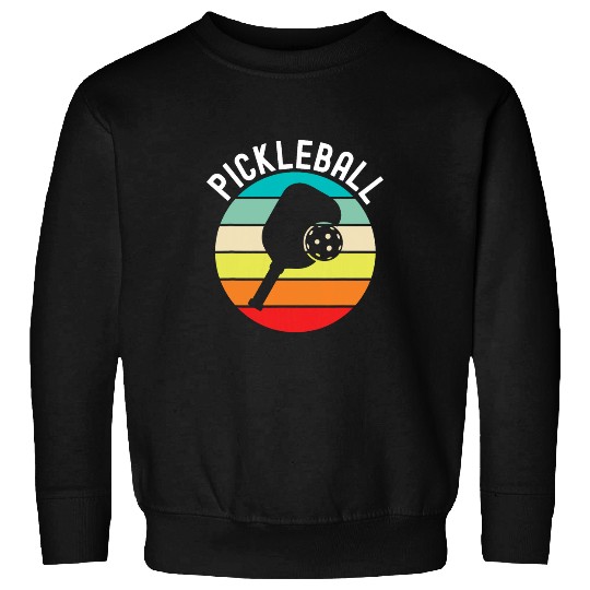 Sport Pickleball Pickleball Dinking Retro vintagess Sport Racquet Paddle Ball 1 Sweatshirts