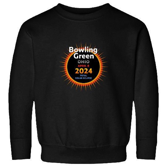 Sport Bowling Green Ohio OH Total Solar Eclipse 2024 1 Sweatshirts
