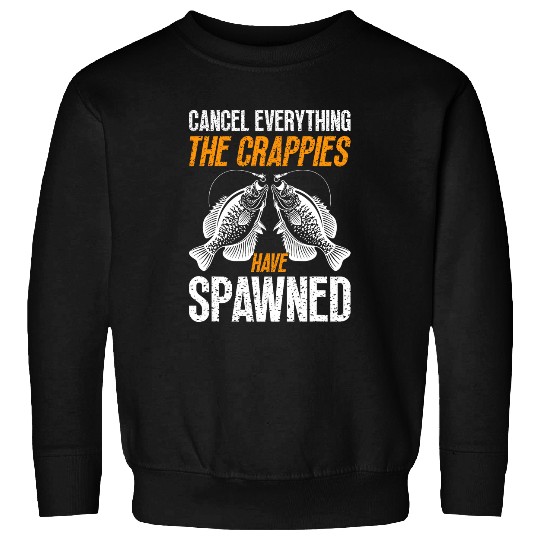 Fishing Fun Crappie Fishing Accessories for Crappie Fisher Fishing Lure Sweatshirts