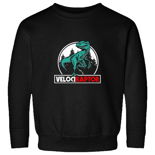 Dinosaur Pet Velociraptor Design Sweatshirts