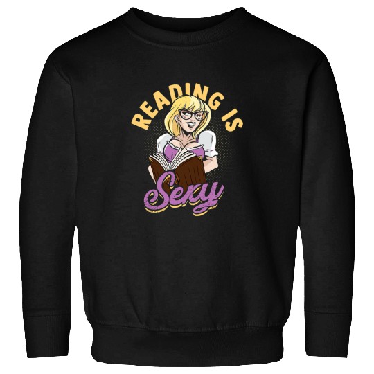 Book Fun Reading is sexy History Literature and Quotes Author Sweatshirts