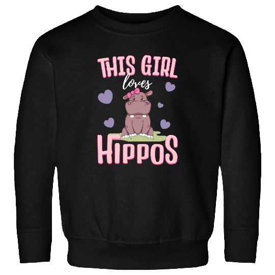 Hippo Pet Hippos Animals Fan Baby Sweatshirts