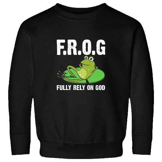 Frog Pet Gift For Men Women Cute Bullfrog Toad Tadpole Lovers Sweatshirts