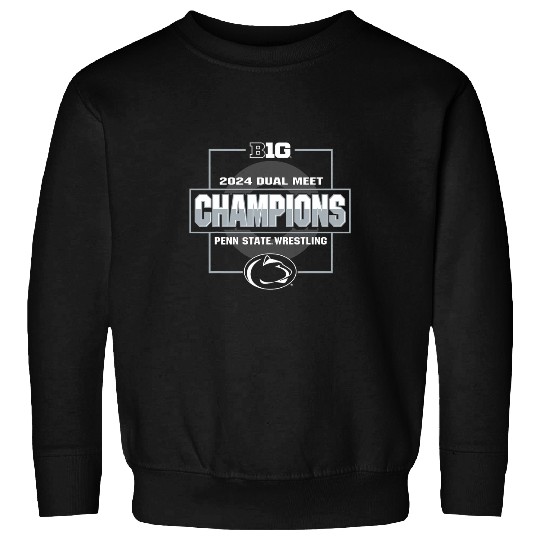 Sport Wrestling Penn State Nittany Lions Big Ten Wrestling Champs 2024 Dual Sweatshirts