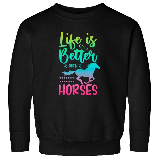 Horse Pet Riding Horses Lover Jockey Rancher Horseman Cowboy Tee Sweatshirts