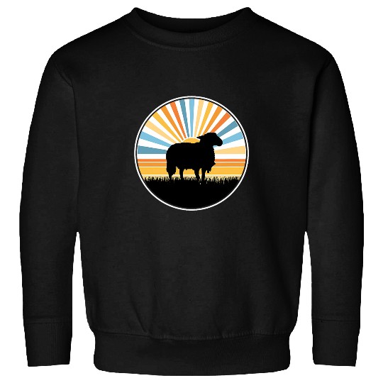 Sheep Pet Farm Farmer Farming Midwest Livestock Sweatshirts