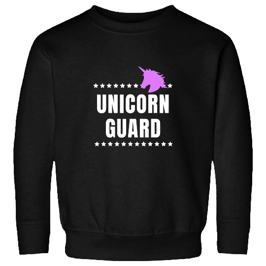 Unicorn Pet Parental Guidance Unicorn Security Halloween Safety Guard Sweatshirts