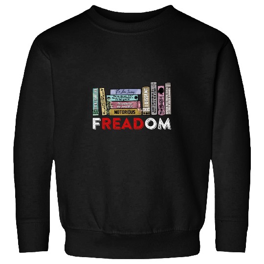 Book Fun Freadom freesdom Read Book Ruth Bader Ginsburg Sweatshirts