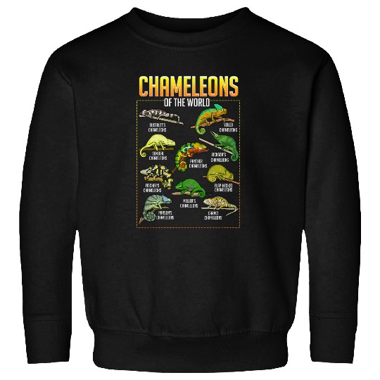 Chameleon Pet of the World Educational and Enthralling Reptile 2 Sweatshirts