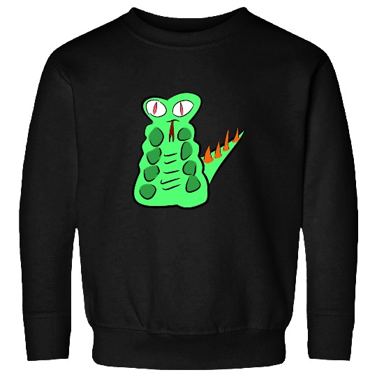 Dinosaur Pet Alien Dino Snake Boy Colourful Enchanted Forest Fashion Men Women Sweatshirts