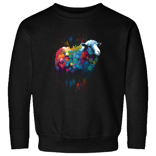 Sheep Pet favorite animal pasture wool shepherd Sweatshirts