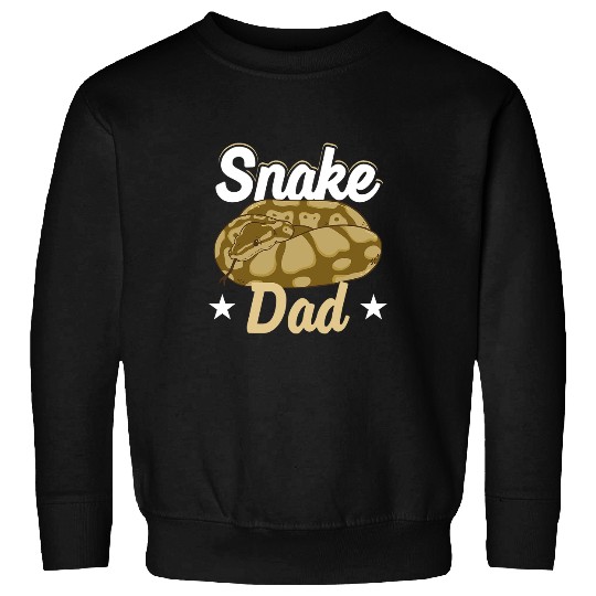 Python Pet Snake Dad Serpent Father Python Reptile Enthusiast Sweatshirts