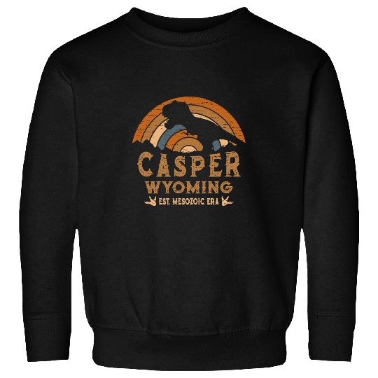 Dinosaur Pet Casper Wyoming WY Dino Dinosaur Paleontology TRex Sweatshirts