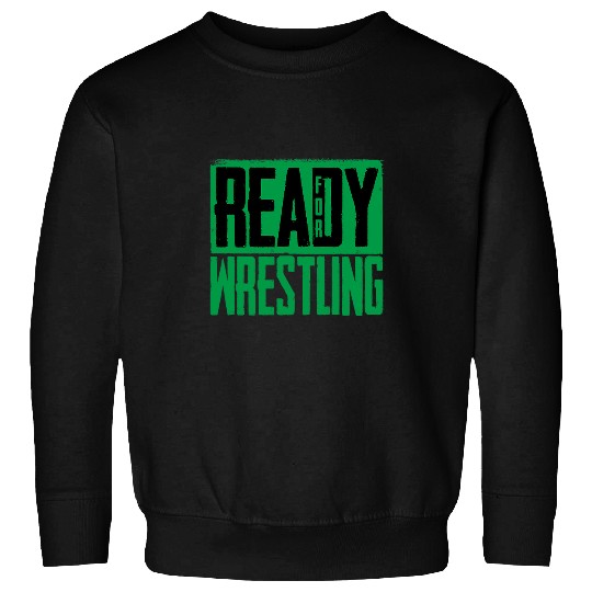 Sport Wrestling Ready for Wrestling Sport Ring Ringer Jersey Suit Sweatshirts