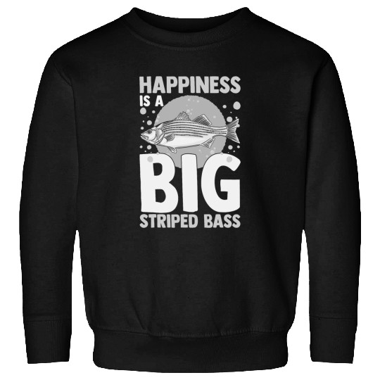 Fishing Fun Striped Bass Fishing Funny Fish Atlantisc Rockfish 8 Sweatshirts