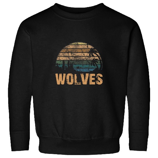 Coyote Mammal Sunset University Alumni Funny Sweatshirts