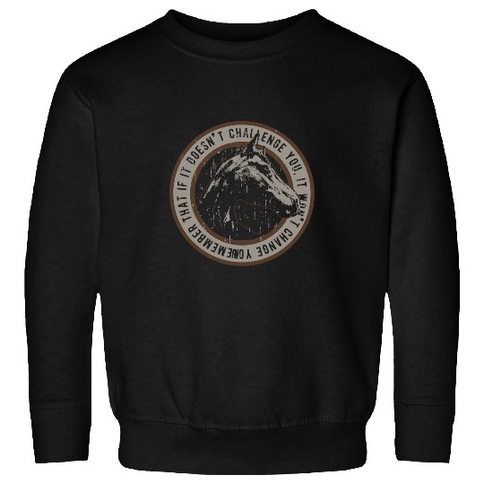 Horse Pet Design Wild Animals Challenge Essential Horse Rider Sweatshirts