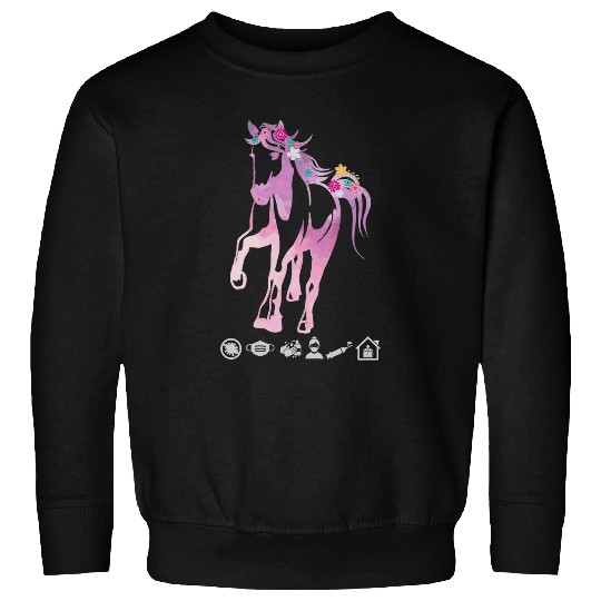 Horse Pet Riding Racing for Girls Women Graphic Plus Size Sweatshirts