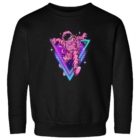 Astronaut Job Space Vaporwave Retrowave Synthwave Retro 80s 90s Sweatshirts